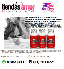 VIRILITY EX - DESARROLLO VRIL - SEXSHOP PUENTE PIEDRA 